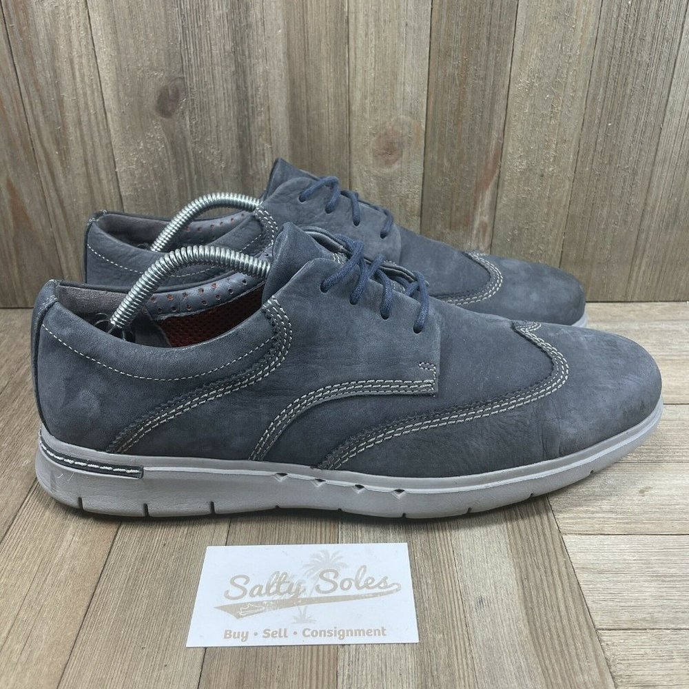 Clarks Unstruct Unbyner Way Leather Oxfords 10.5